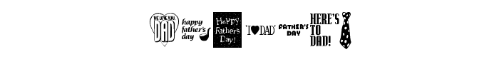 KR Father_s Day Dings font